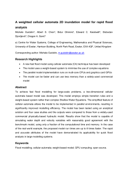 A weighted cellular automata 2D inundation model for rapid flood