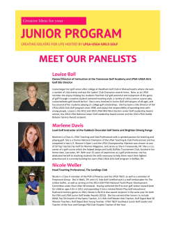 meet our panelists - LPGA*USGA Girls Golf