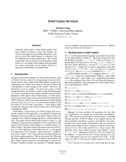 Belief Update Revisited