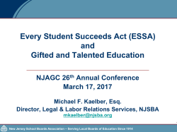 NJAGC Gifted Conference March 2017