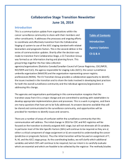 Collaborative Stage Transition Newsletter Issue 2