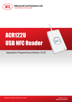 ACR122U - Advanced Card Systems