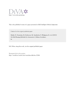 On Path Planning Methods for Automotive Collision