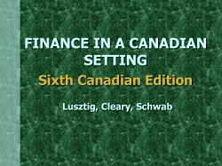 FINANCE - power point presentation