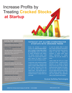 Increase Profits by Treating Cracked Stocks at Startup