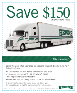 Save $150on your next move