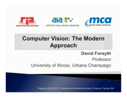Computer Vision: The Modern Approach