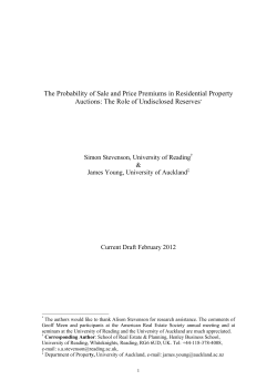 Government Intervention and its Impact on the Housing Market in