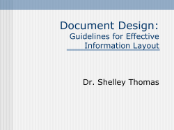 Document Design