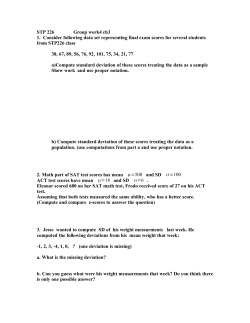 STP 226 Group work4 ch3 1. Consider following data set