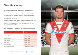 Player Sponsorship