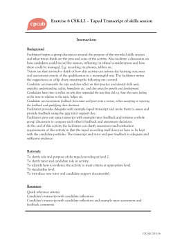 Example Peer Feedback Sheet (2) - ICSK-L2