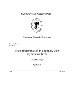 Price discrimination in oligopoly with asymmetric firms