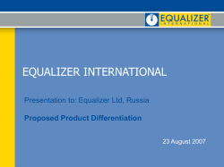 EqualizerLtdRussia_Aug07_ProductChanges.