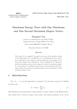 Maximum Energy Trees with One Maximum and One Second