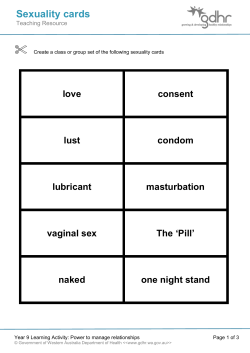 Sexuality cards