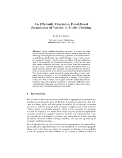 An Efficiently Checkable, Proof-Based Formulation of Vacuity in