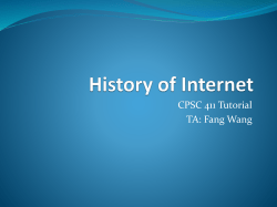 History of Internet