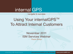 Webinar Presentation - ISM Indirect/Services Group