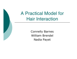 A Practical Model for Hair Interaction