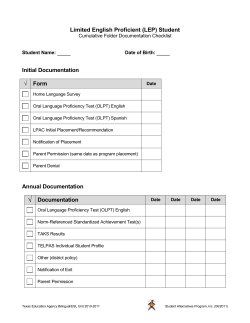 LPAC Signatures - Student Alternatives Program