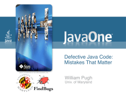 Mistakes That Matter - University of Maryland