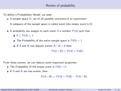 Introduction to Bayes` Theorem