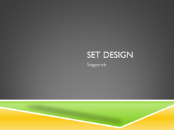 set design ppt