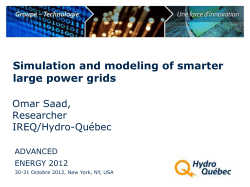 Modern (Future) power systems - New York State Smart Grid