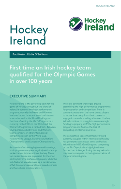 Hockey Ireland - The Irish Sports Council
