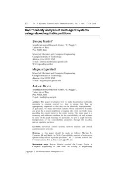 Controllability analysis of multi-agent systems