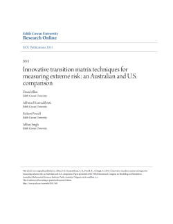 Innovative transition matrix techniques for
