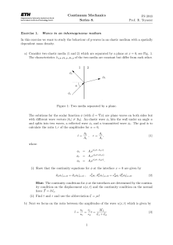 Continuum Mechanics Series 8. &phi;r &phi;i &phi;t 2 1 &alpha;