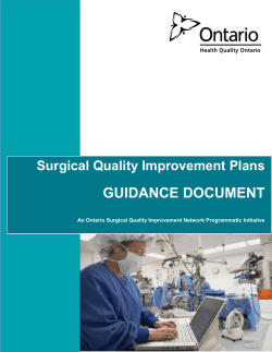 Surgical Quality Improvement in Action