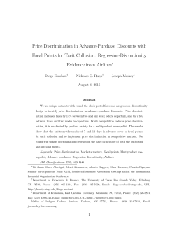 Price Discrimination in Advance-Purchase Discounts with Focal