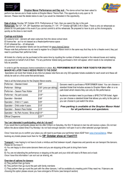 18 th October show at 11am!!!!!!