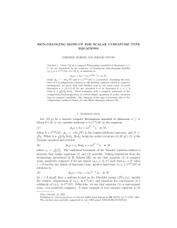 Sign-Changing blow-up for scalar curvature type equations