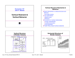 Slide Set 22, Veritical Behavior