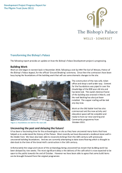 Building Work - The Pilgrim Trust