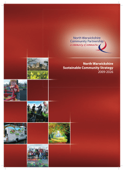 North Warwickshire Sustainable Community Strategy 2009