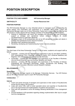 HR partnership manager