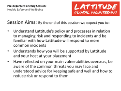 Session Aims: By the end of this session we expect you to:
