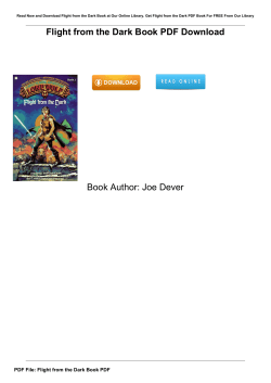 Flight from the Dark Book PDF Book Author
