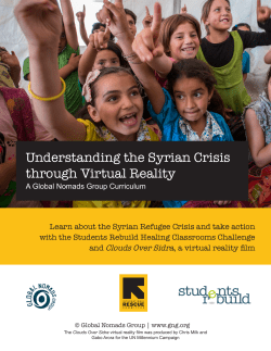 Understanding the Syrian Crisis through Virtual Reality
