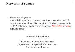 Advanced Queueing Theory