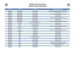 Arlington Soccer Association 2016
