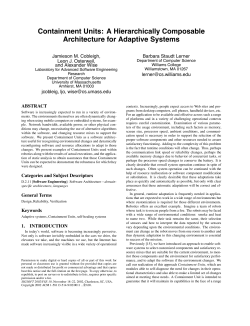 Containment Units: A Hierarchically Composable Architecture for