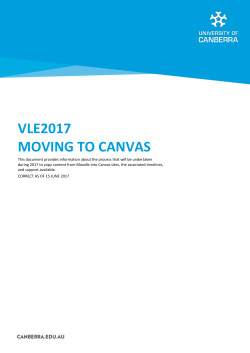 Migration from Moodle to Canvas