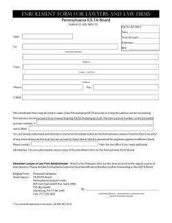 enrollment form for lawyers and law firms