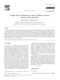 Charge density dependence of elastic modulus of strong